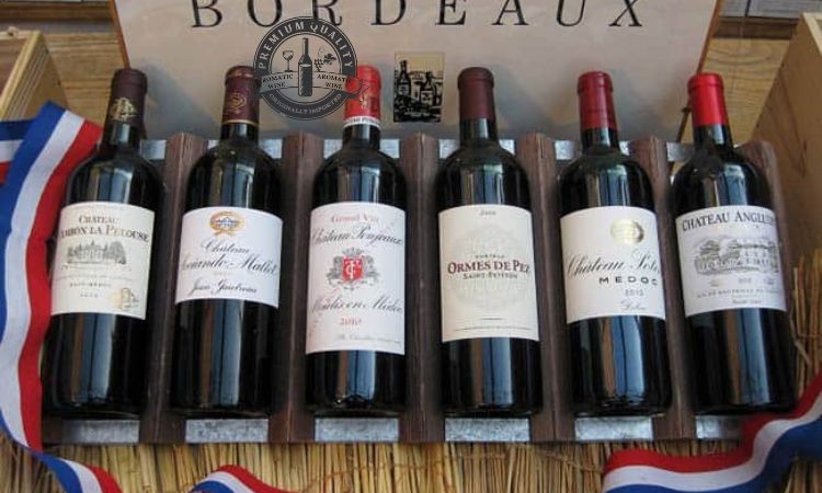 Các loại rượu vang Pháp nổi tiếng ở vùng Bordeaux