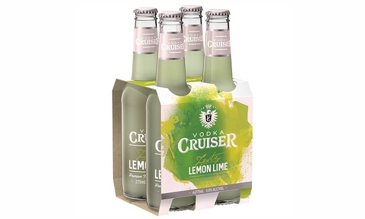 Rượu Vodka Cruiser Zesty Lemon – Lime