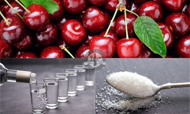 Chuẩn bị nguyên liệu ngâm rượu cherry