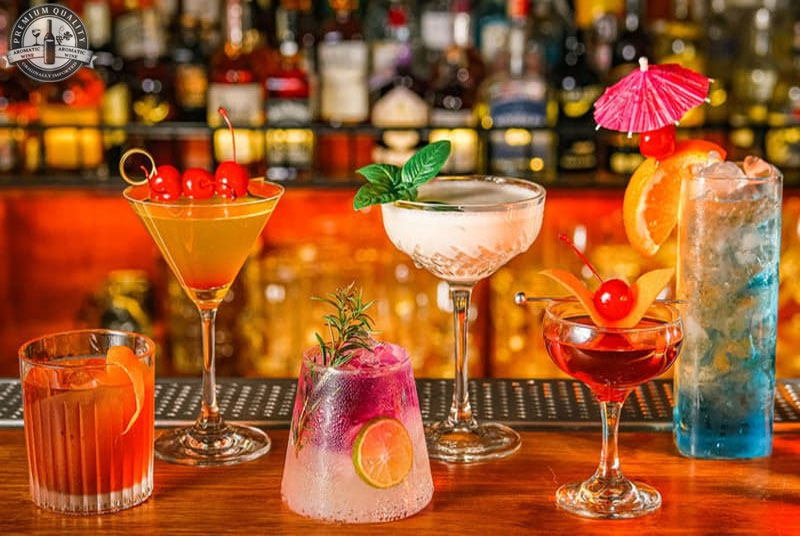 Các loại cocktail nặng, mạnh được pha chế từ rượu phổ biến ở bar