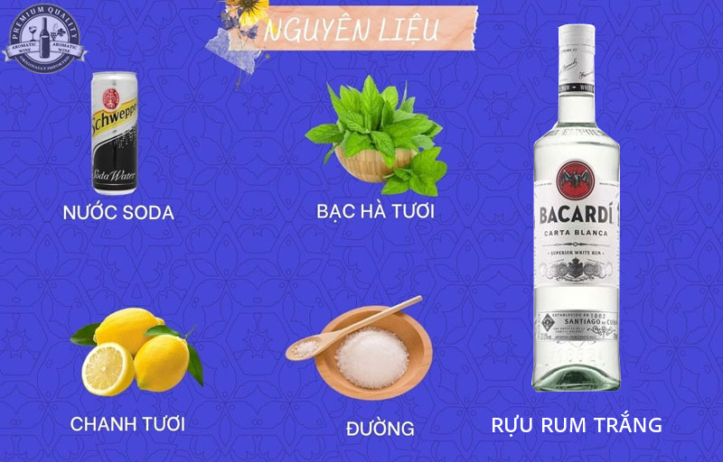 Rượu mojito là gì? Công thức và cách pha mojito ngon và dễ làm